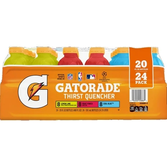 GATORADE VARIETY PACK, 24/CS,20 OZ,READY TO DRINK - Ready To Drink